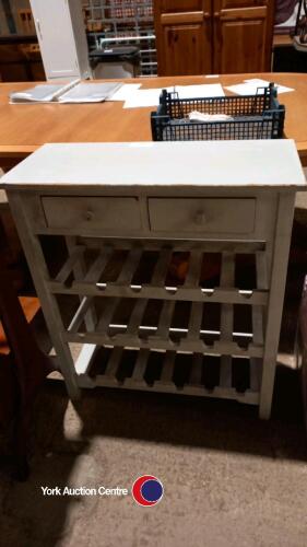 Wine rack table