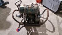 Vintage water pump, Villiers engine