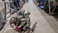 Vintage water pump, Villiers engine - 2