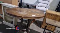 Oval table