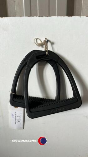 Black stirrup irons