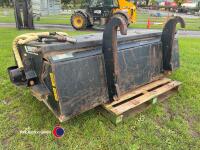 2m Whites bucket / sweeper brush on JCB brackets, gwo - 3