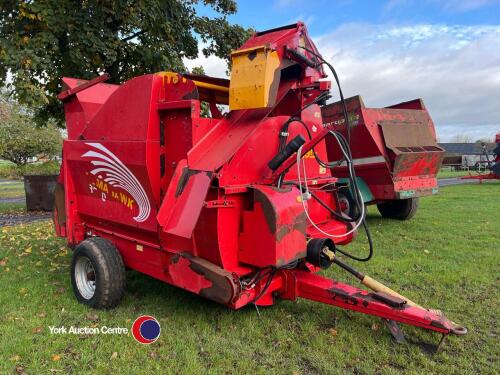Teagle Tomahawk 8500 straw chopper, 2012,working order. Control box in office