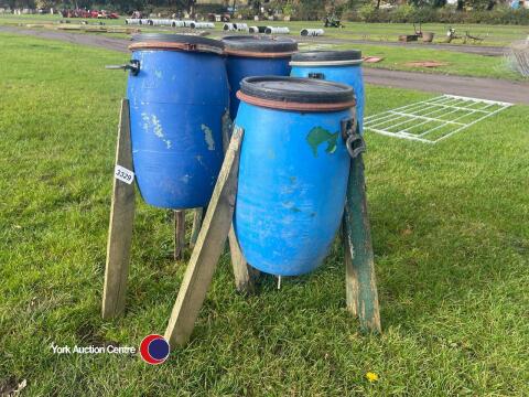 5 X pheasant feeders