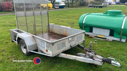 Hazelwood 6x4 galvanised 1300kg trailer, fully serviced, vgc