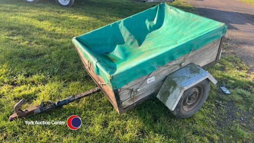 4ft x 3ft single axle car trailer