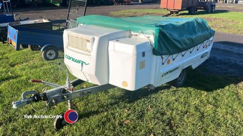 Conway Excel trailer tent with awning, sleeps 8