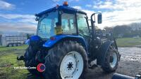 New Holland T5050 tractor c/w Trima 3.0P power down self levelling loader, hydraulic locking pins, 6ft bucket, gripe and grab, pallet forks and back plate, 5460 genuine hours, No VAT, tyres 50%, owner semi-retired last 8 years so only doing 320 hrs/yr. NK - 3