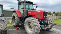 Massey Ferguson 6490 tractor, 9900hrs, tyres about 50%, KV53 LRU, Dynashift, He-Va front linkage, key in office - 2