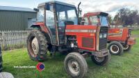 Massey Ferguson 375, Hi-line cab, F908 YWU, key in office