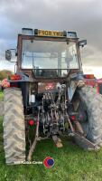 Massey Ferguson 375, Hi-line cab, F908 YWU, key in office - 4
