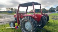Massey Ferguson 148 tractor, excellent condition. Part cab. All lights/hydraulics work as should, restored and showing 11 hours - 3