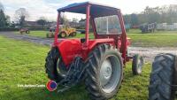 Massey Ferguson 148 tractor, excellent condition. Part cab. All lights/hydraulics work as should, restored and showing 11 hours - 4