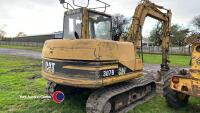 Cat 8T 307-B digger, 2001 - Key in office - 5