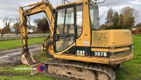 Cat 8T 307-B digger, 2001 - Key in office - 7