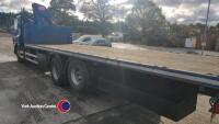 2013 DAF CF75 6-wheeler hiab/crane, YX13 ZVW, rigid with rear lift axle, 00’S 738027 kilometers, sleeper cab, crane/hiab mounted behind cab, PM15523 (2016), MOT 31.08.25, Hiab/crane test to September 2025, - 1 former keeper - HPi Clear - V5 in office - 5