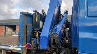 2013 DAF CF75 6-wheeler hiab/crane, YX13 ZVW, rigid with rear lift axle, 00’S 738027 kilometers, sleeper cab, crane/hiab mounted behind cab, PM15523 (2016), MOT 31.08.25, Hiab/crane test to September 2025, - 1 former keeper - HPi Clear - V5 in office - 9