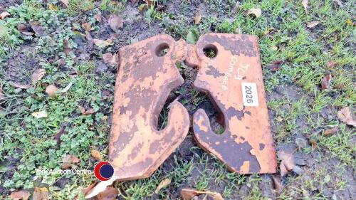 JCB compact heavy duty weld on brackets