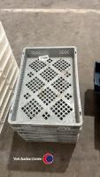6 x storage boxes approx 23in x 15in - 4