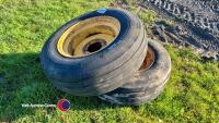 Pair 10.5-65-16 wheels