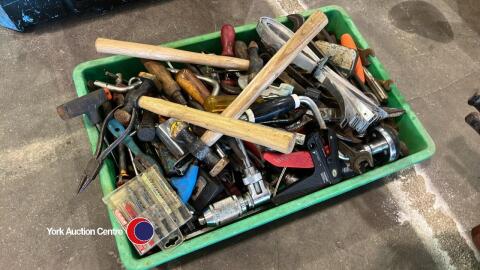 Box of farm tools