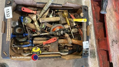 Box of farm tools