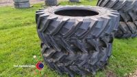 Pair of 540/65/34 tyres