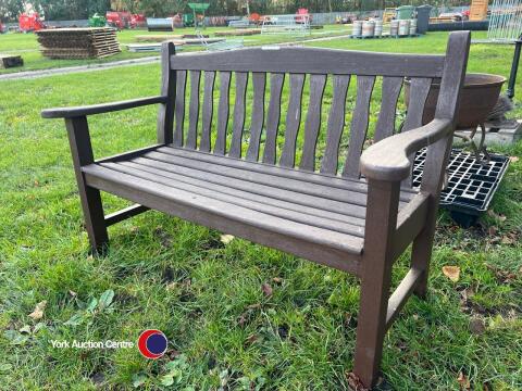 Hardwood garden bench