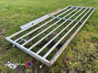 2 x 7-bar metal gates approx 120in