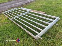 2 x 7-bar metal gates approx 120in - 4