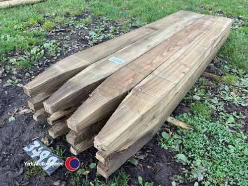 12 x 5inx3in fence posts