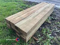 12 x 5inx3in fence posts - 3
