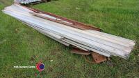 13ft5in x 14ft roller shutter door with small door access - 3