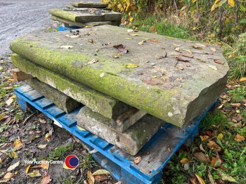 Thick Yorkshire stone flags