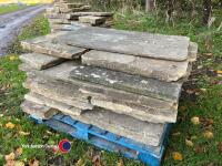 Reclaimed Yorkshire stone flags - 3