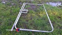 Security fence pedestrian gate