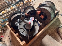 5 x electric fence reels - 2