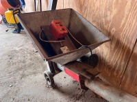 Brice Baker trolley 4in grain auger, approx 27ft - 3