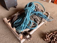 Tow rope and pulleys