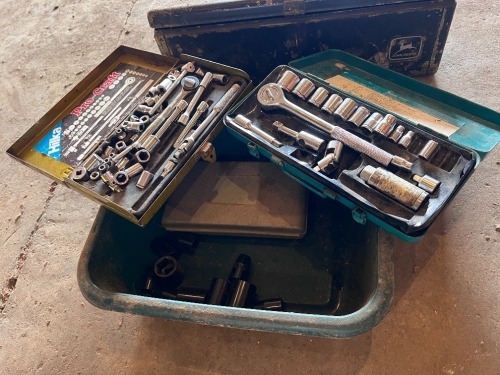 3 x small socket sets