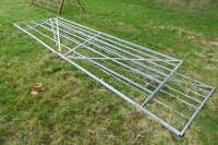 2 x galvanised gates 15ft and 12ft