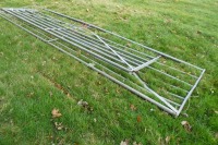 2 x galvanised gates 15ft and 12ft - 2