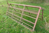 3 x metal gates, 2 x 9ft and 1 x 8ft6in