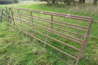 2 x 14ft metal gates - 2