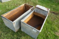 2 x 3ft water troughs