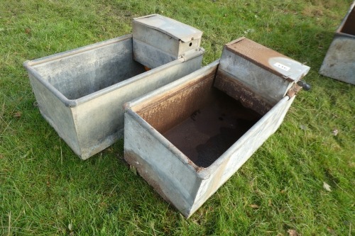 2 x 3ft water troughs