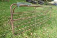 2 x 12ft metal gates