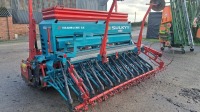 Sulky Tramline Compact drill and 2007 Maschio 3000 3m power harrow combination, 2008 - 3