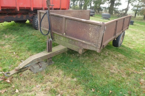 2-wheel hydraulic tipping trailer