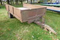 2-wheel hydraulic tipping trailer